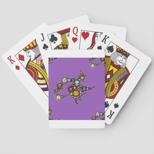 Jeu De Cartes sorcière émoji (dos)