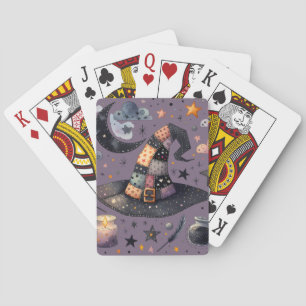 Jeu De Cartes Sorcière lunaire Casquette et magie céleste