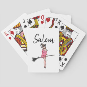 Jeu De Cartes Sorcière "Salem Massachusetts" / Halloween