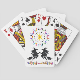 Jeu De Cartes Sorcières grasses et lunes étranges