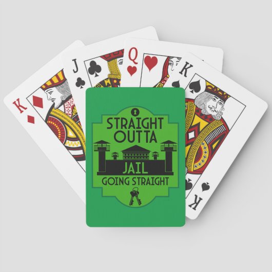 Jeu De Cartes Sortez De Prison Libération Cadeau (dos)