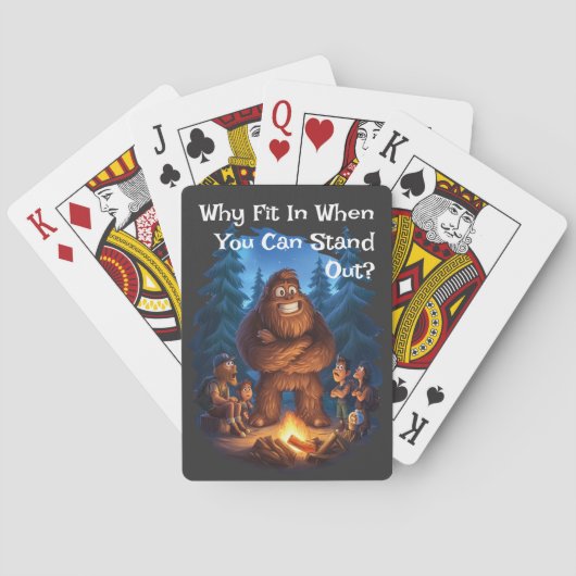 Jeu De Cartes Sortir Sasquatch (dos)