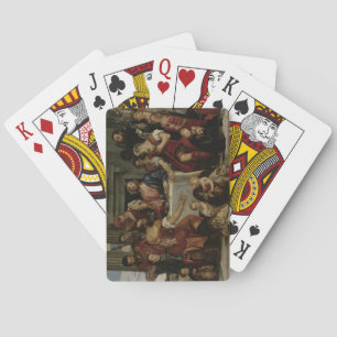 Jeu De Cartes Souper à Emmaus (huile sur toile)