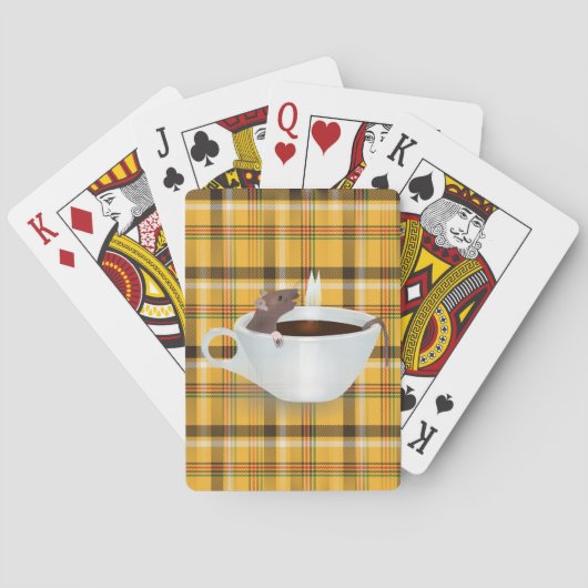 Jeu De Cartes souris à café (dos)
