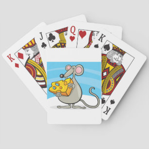Jeu De Cartes Souris avec des cartes de jeu de fromage