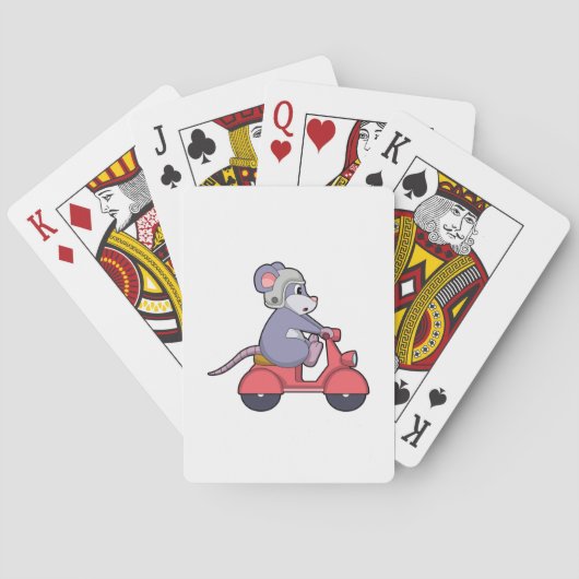 Jeu De Cartes Souris comme Biker avec Scooter.PNG (dos)