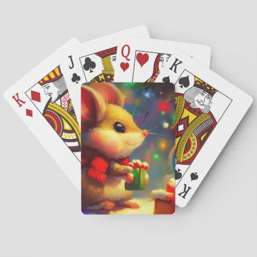 Jeu De Cartes Souris de Noël (2) (dos)
