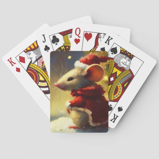Jeu De Cartes Souris de Noël (4) (dos)
