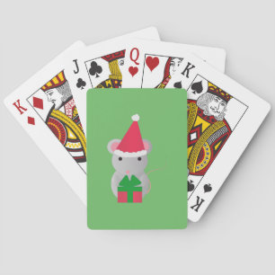 Jeu De Cartes Souris de Noël mignonne