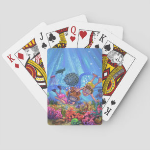 Jeu De Cartes Sous la mer