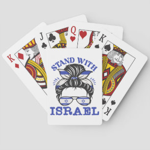 Jeu De Cartes Soutenez Israël - Je Suis Avec Israël