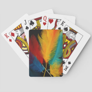 Jeu De Cartes Southwest Feather Abstrait