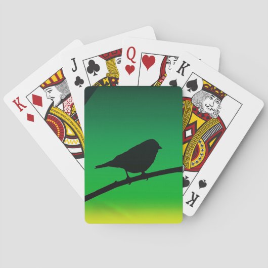 Jeu De Cartes Sparrow Silhouette On Limonene (dos)