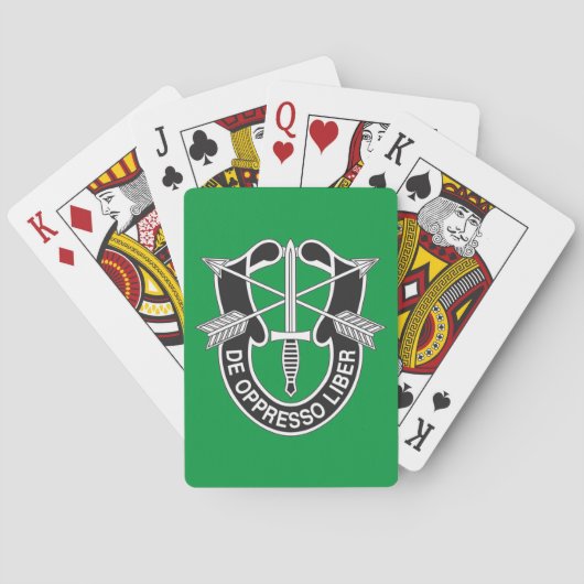 Jeu De Cartes Special Forces Playing Cards (dos)