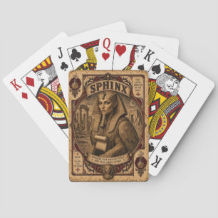 Jeu De Cartes Sphinx, Monstres de Cirque Vintage