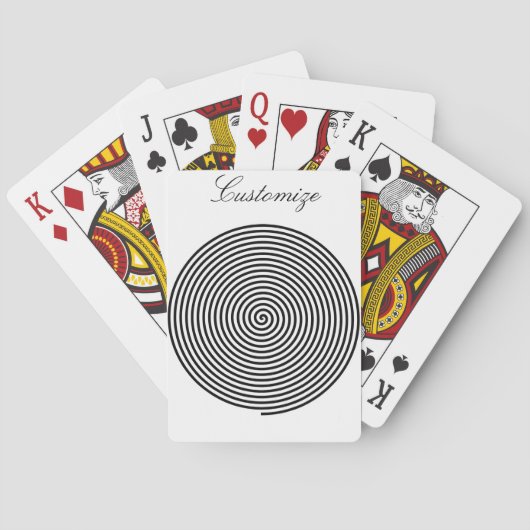 Jeu De Cartes Spirale d'hypnose ronde Thunder_Cove (dos)