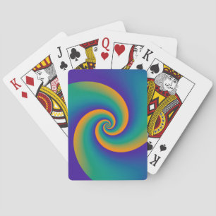 Jeu De Cartes Spirales Arrière - plans Abstraites V