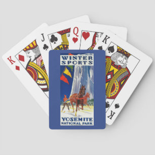 Jeu De Cartes Sports d'hiver chez Yosemite PosterYosemite, CA