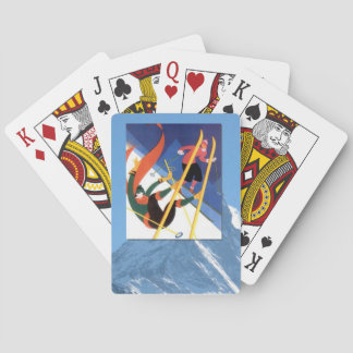 Jeu De Cartes Sports d'hiver vintages - Un peu d'automne