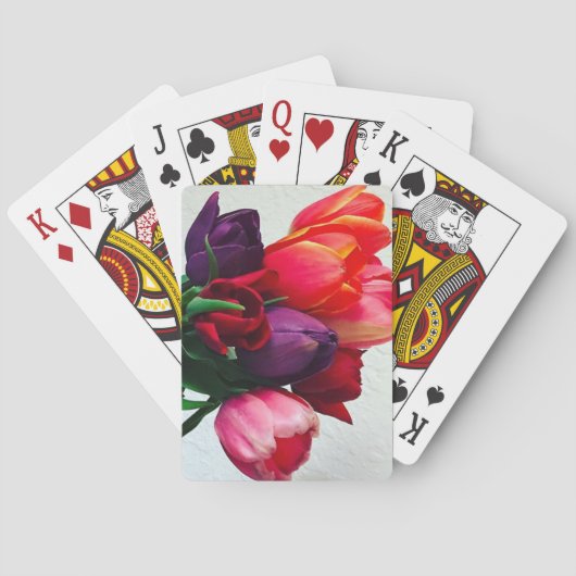 Jeu De Cartes Spring Tulip Bouquet (dos)
