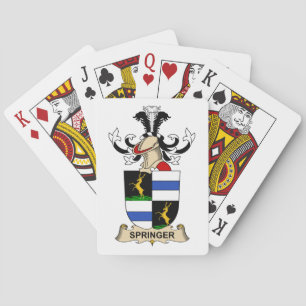 Jeu De Cartes Springer Family Crest