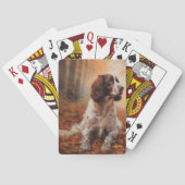 Jeu De Cartes Springer Spaniel à l'automne Feuilles automne Insp (dos)