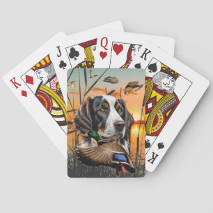 Jeu De Cartes Springer Spaniel Playing Cartes, Chasse De Canard