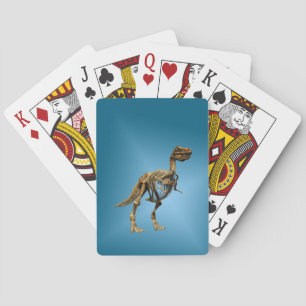 Jeu De Cartes Squelette de dinosaure de T. Rex