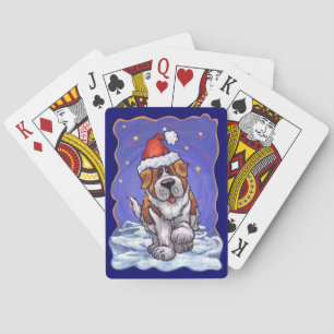 Jeu De Cartes St. Bernard Christmas