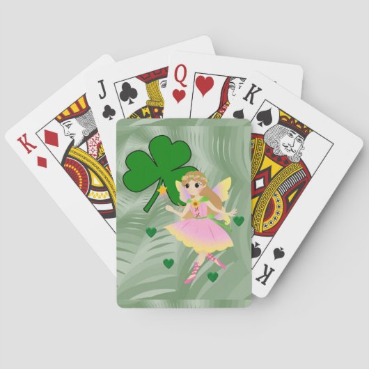 Jeu De Cartes St. Patrick's Day Jouer Carte Deck Fairy (dos)