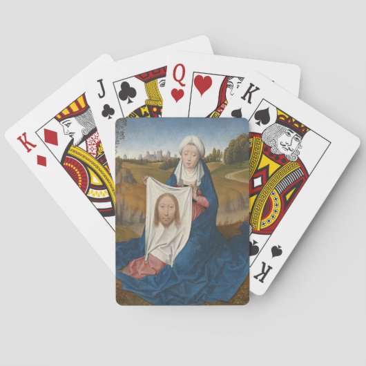 Jeu De Cartes St. Veronica, c.1470-1475 (oil on panel) (dos)
