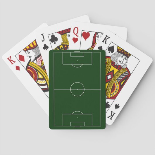 Jeu De Cartes stade de football vert (dos)
