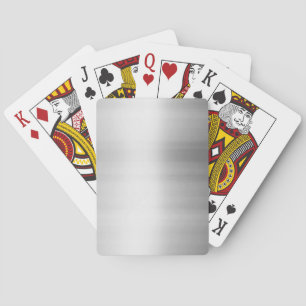 Jeu De Cartes Stainless Steel Metal Look