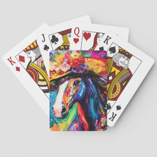 Jeu De Cartes Stallion floral (dos)