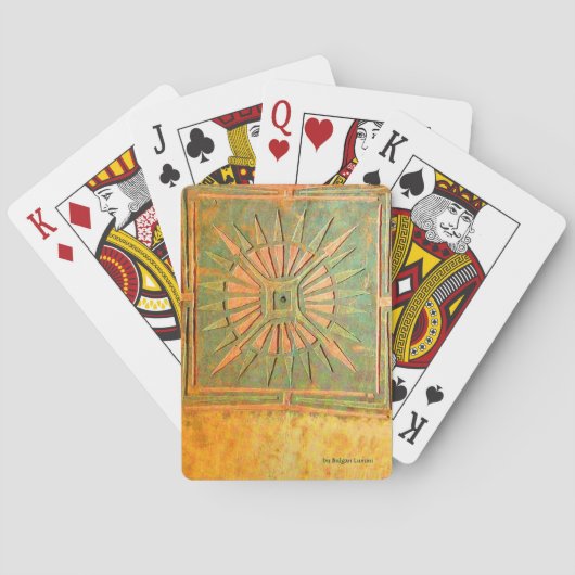 Jeu De Cartes STAR DU MATIN Jaune Vert Brown (dos)