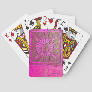 Jeu De Cartes STAR DU MATIN Rose Fuchsia, Violet