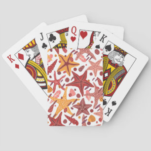 Jeu De Cartes Starfish Shells : Motif scandinave