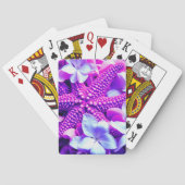Jeu De Cartes Starfish with Flowers Playing Cards (dos)