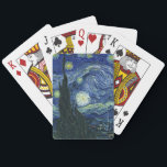 Jeu De Cartes Starry Night Vincent van Gogh Art impressionniste<br><div class="desc">Vincent van Gogh (Néerlandais, 1853 - 1890) Starry Night, 1889, Huile sur toile Non encadré : 73 × 92 cm (28, 7 × 36, 2 po) Ce tableau représente la vue depuis la fenêtre est de la chambre d'asile de Van Gogh à Saint-Rémy-de-Provence, il ajoute un village aménagé. Il est...</div>