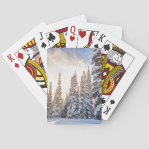 Jeu De Cartes Station de ski Crystal Mountain, près du Mt. Raini