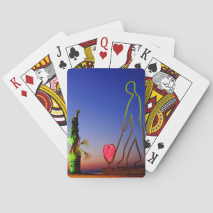 Jeu De Cartes statue d'amour