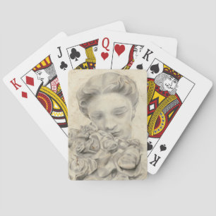 Jeu De Cartes Statue dans le Jardin I