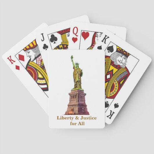Jeu De Cartes Statue of Liberty Playing Cards (dos)