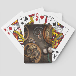 Jeu De Cartes Steampunk - Abstrait - Le temps est compliqué