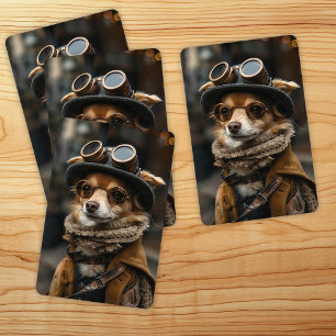 Jeu De Cartes Steampunk Chihuahua Jouer aux cartes