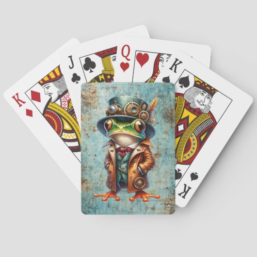 Jeu De Cartes Steampunk Frog  (dos)