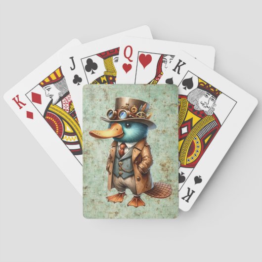 Jeu De Cartes Steampunk Platypus (dos)