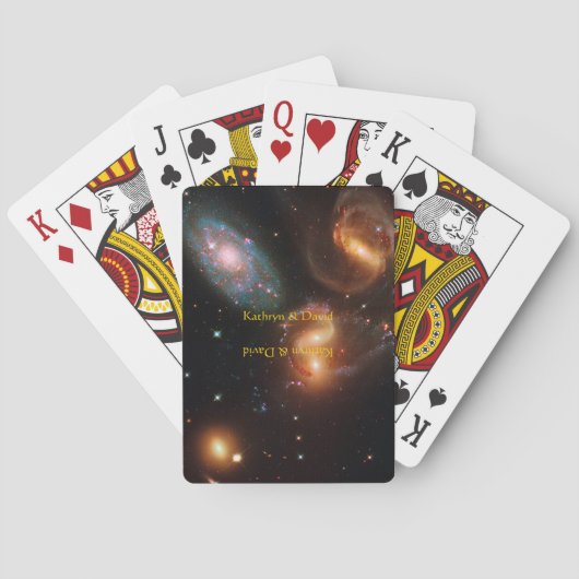 Jeu De Cartes Stephans Quintet espace profond étoile galaxie clu (dos)
