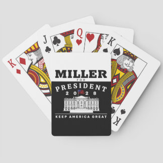 JEU DE CARTES STEPHEN MILLER 2028