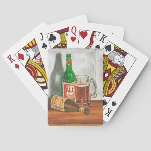 Jeu De Cartes Still Life with Beer par Jennifer Goldberger (dos)